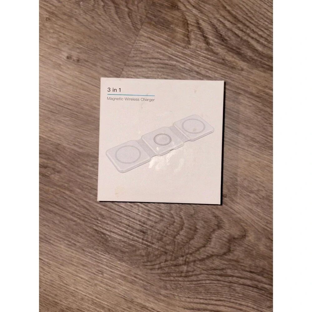 BRAND NEW- 3 in 1 Magnetic Wireless Charger. New I’m box. Never used, never open